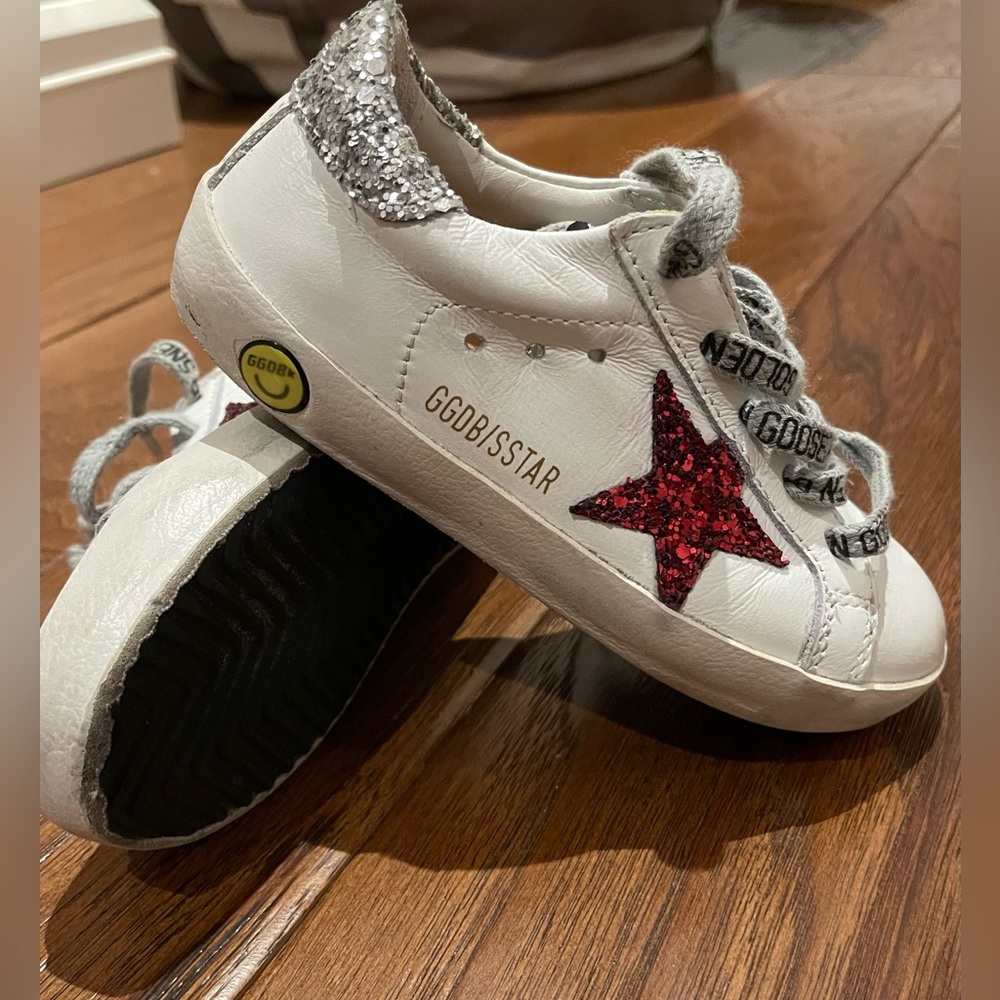 Girls Glitter Star Sneakers - Golden Goose